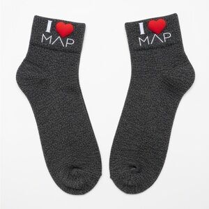 NWT MAP I ❤️ set of 3 pairs of Socks